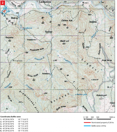 Grčka glavica in the village of Biskup, Konjic, FBiH